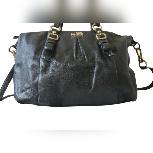 Coach Juliette Black Leather Bag - Picture 2 of 16